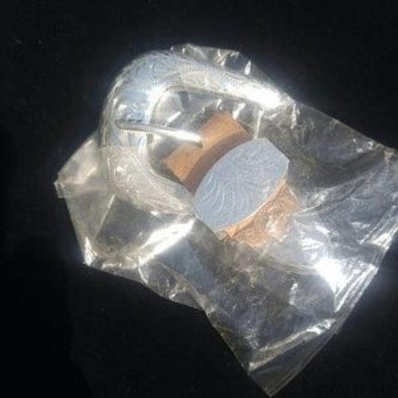 Unknown Accessories - Vtg 3 Piece Western Belt Set in Silver Filigree